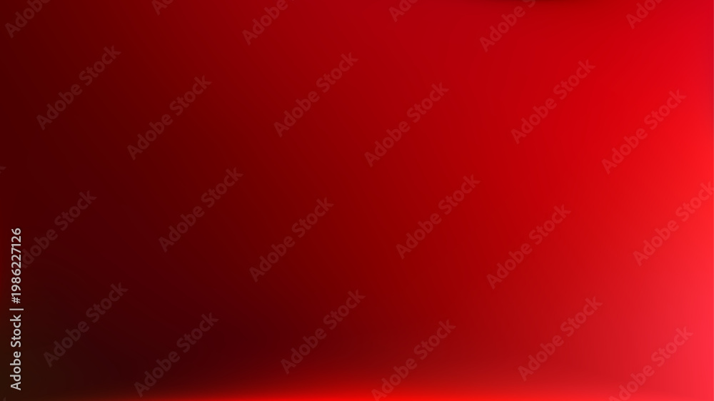Fototapeta premium Gradient red bg limbo backdrop. Minimal studio wallpaper. Smooth silk