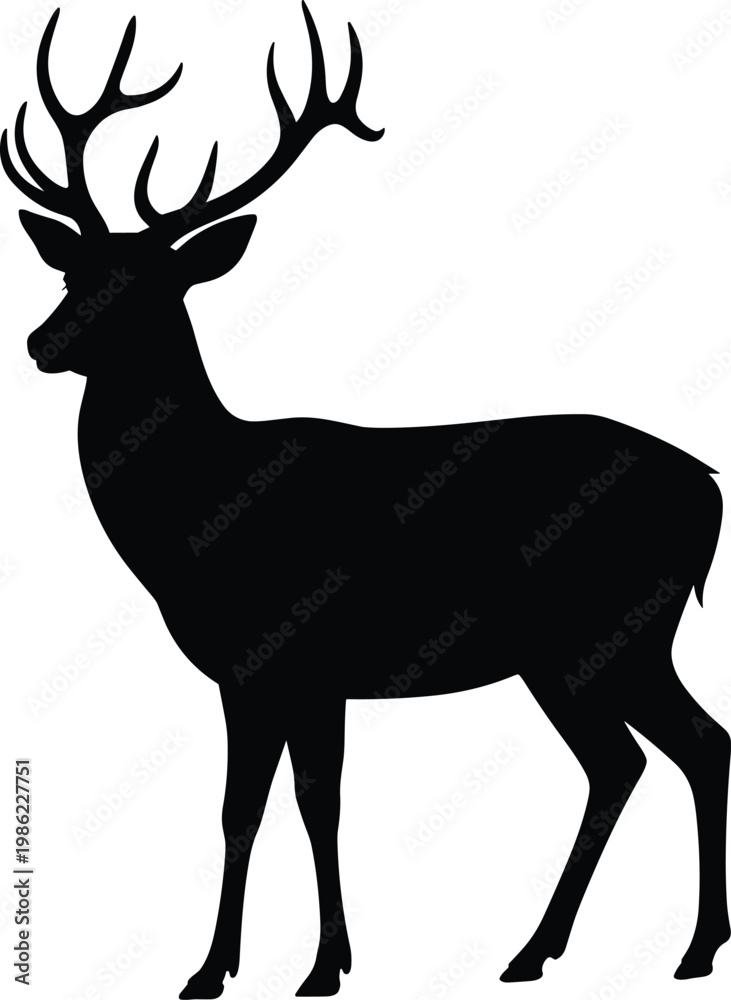 Fototapeta premium Reindeer SVG,