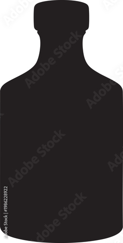 A black silhouette of a person's upper body and head against a white background