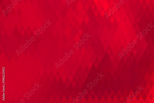 Red geometric pattern of diamonds. Diagonal grid bg.