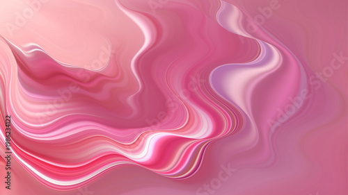 Pink wave gradient background. Delicate light pink rose bg.