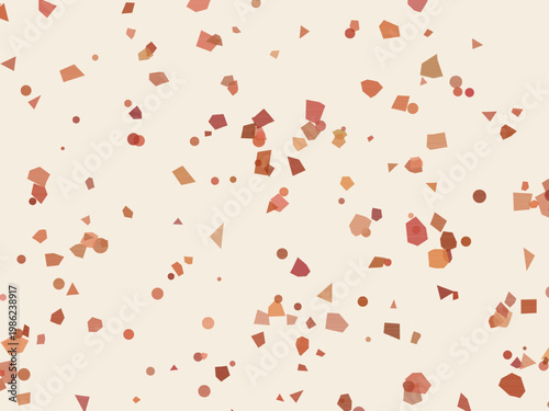 Minimalist Terrazzo Stone Chip Pattern Abstract Vector Background