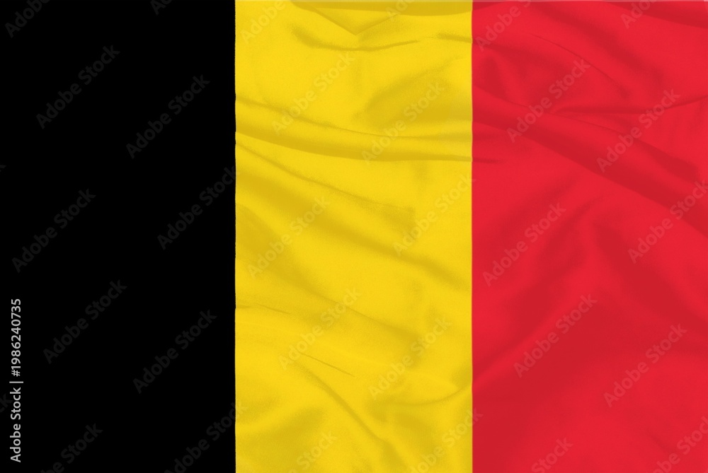 Fototapeta premium Flag of Belgium Waving