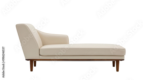 Modern Retro Clean Studio Sofa with Elegant Curved Design