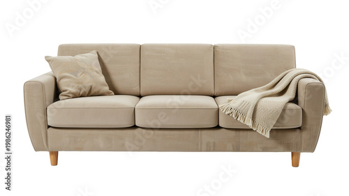 Wallpaper Mural Retro Clean Studio Sofa with Soft Textile and Elegant Design Torontodigital.ca