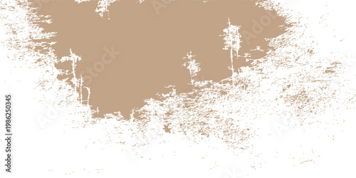 Abstract grunge background design featuring a vintage ink texture with dirty paint splashes and an antique paper border pattern