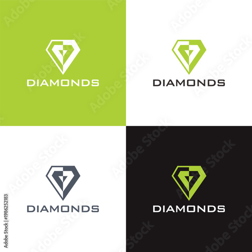 Diamond Logo Design Variations.