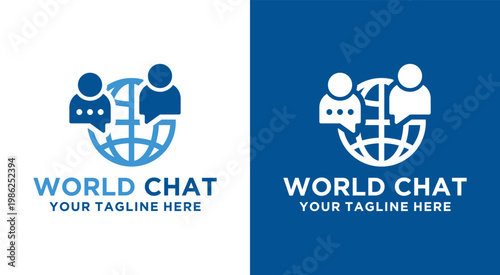 Global Communication Logo Design.