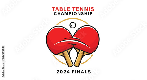Table Tennis Championship Finals: A Dynamic Emblem for the 2024 Competition