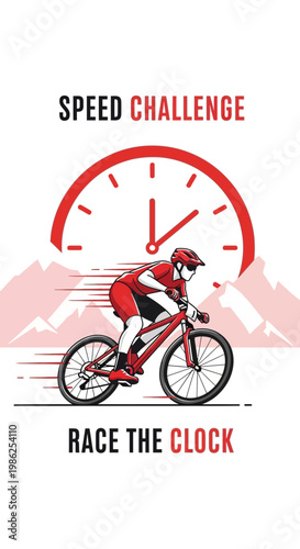 Thrilling Bicycle Race Against Time: A High-Octane Speed Challenge for Adventurous Cyclists