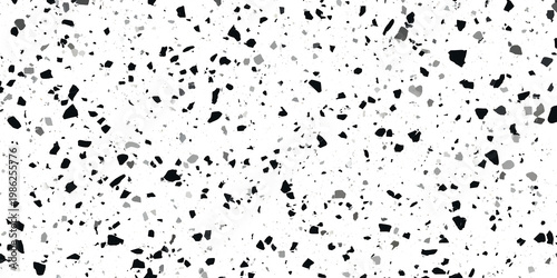 Surface of terrazzo floor texture abstract background , top view. white terrazzo pattern texture background. Terrazzo floor seamless pattern. Consist of marble, stone, concrete and polished smooth.