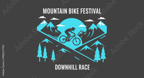 Thrilling Mountain Bike Festival Downhill Race Adventure