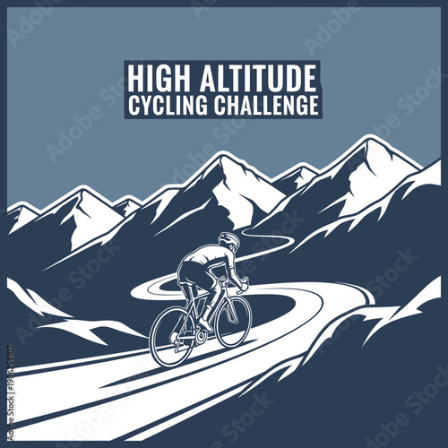 Thrilling High Altitude Cycling Challenge Through Majestic Mountain Scenery for Endurance