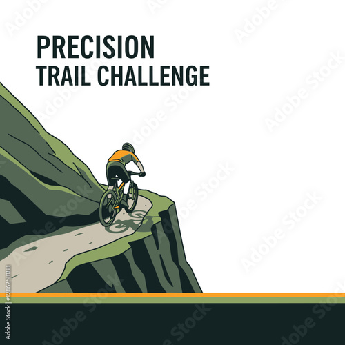 Thrilling Mountain Biking Adventure: Conquer the Precision Trail Challenge with Speed and Skill