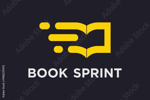 Speedy Book Icon with Text.