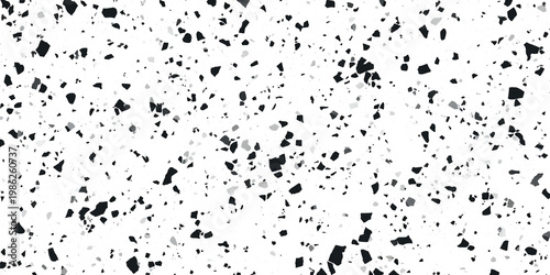 Surface of terrazzo floor texture abstract background , top view. white terrazzo pattern texture background. Terrazzo floor seamless pattern. Consist of marble, stone, concrete and polished smooth.