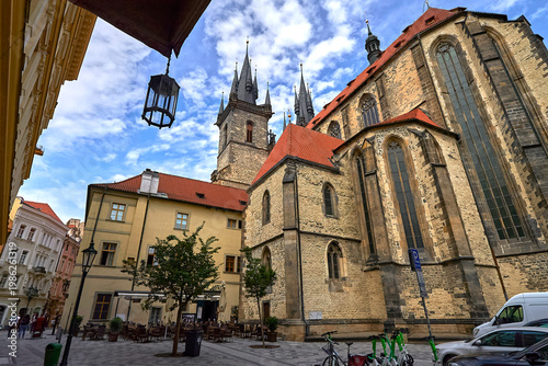 Walking in the Old Town of Prague