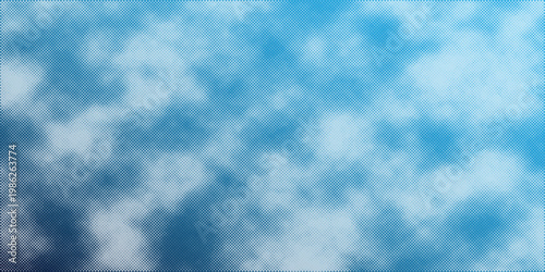 minimal blue sky with thin scattered clouds forming subtle wave pattern, abstract nature texture, high resolution