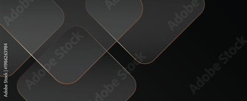 Modern black dark blue white abstract background. composition geometric graphic for presentation backdrop. 3d effect. Lines stripes triangles Design. Futuristic Metal metallic effect. Luxury Premium