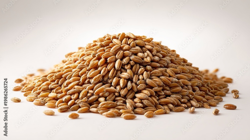 Obraz premium Golden Wheat Berries Pile