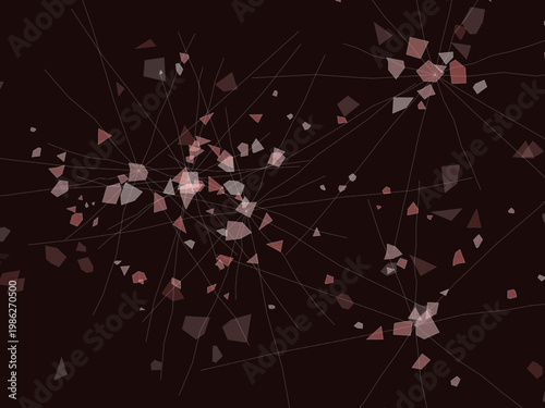 Angular Glass Shard Pattern Dramatic Broken Design Backdrop