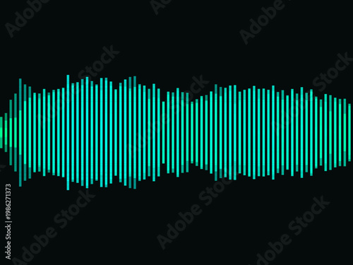 Audio Spectrum Sound Wave Music Equalizer Background