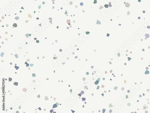 Pastel Terrazzo Texture Scattered Fragments Surface Design