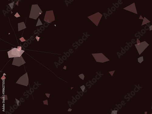 Angular Glass Shard Pattern Dramatic Broken Design Backdrop