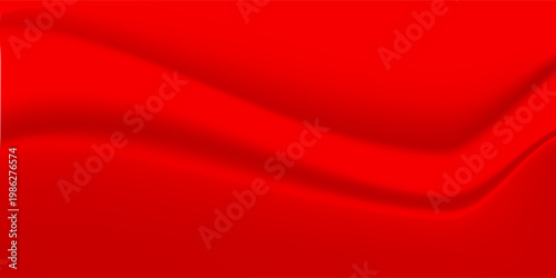 Abstract red background. Satin luxury cloth texture. Smooth elegant silk. Can be used for christmas background