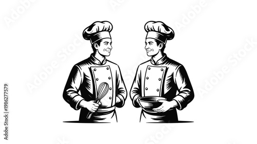 Two women wearing nurse uniforms with keywords white caps and holding medical bags