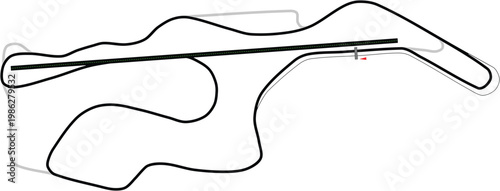 Sonoma Raceway International Motorsports Park Shape Map Simple Outline California Race Track Layout
