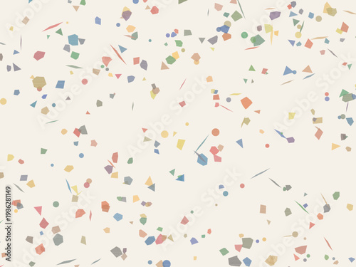 Neutral Terrazzo Marble Chips Elegant Contemporary Pattern