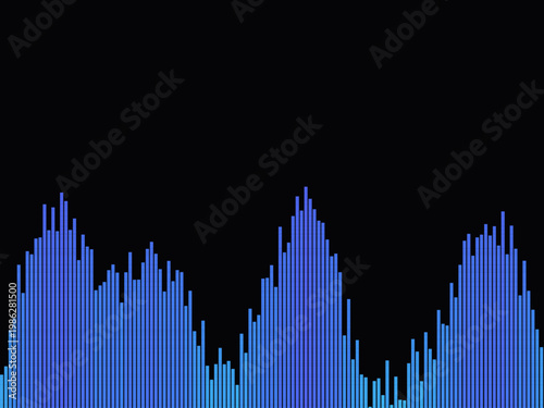 Audio Spectrum Sound Wave Music Equalizer Background