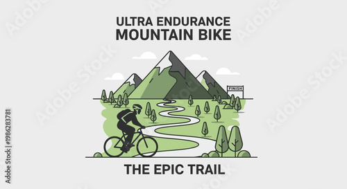 Ultra Endurance Mountain Biking Adventure Epic Trail
