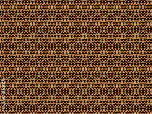 Chain Mail Armor Ring Link Metal Pattern Design Backdrop