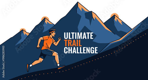 Ultimate Trail Challenge: A Runner's Ascent Towards Mountain Peaks and Overcoming Challenges