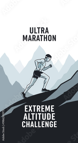 Ultra Marathon: A Dramatic Depiction of Extreme Altitude Challenges and Athletic Endurance