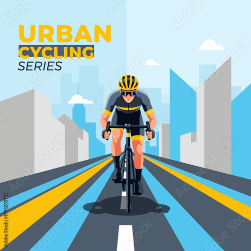 Urban Cyclist Dominates City Streets In High Speed Cycling Race