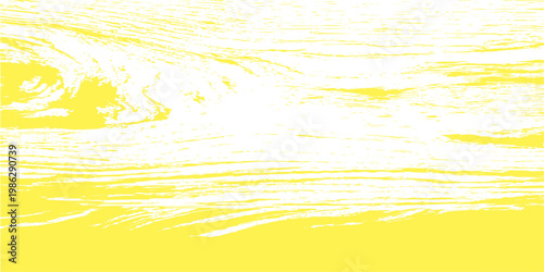 Bright yellow and white abstract wood grain texture background with organic flowing lines and high contrast marble effect