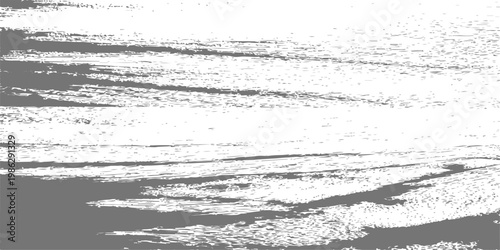 Abstract grunge background vector illustration featuring a rough grey concrete wall texture with vintage paper patterns and dirty paint splash design