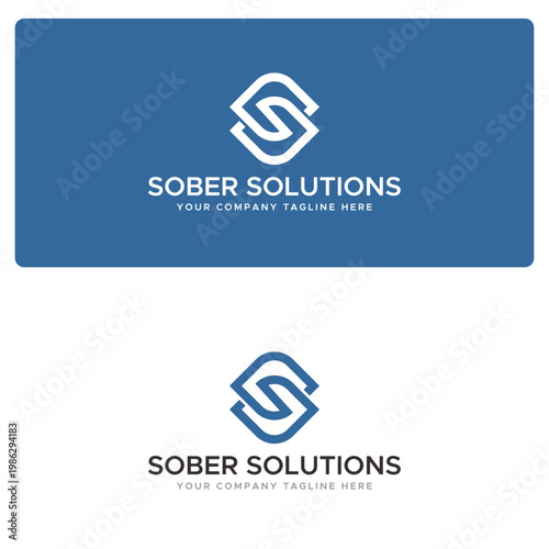 Letter s vector logo design