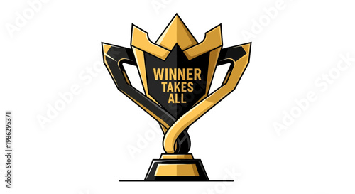 Victory Trophy Symbolizing Ultimate Achievement and Exclusive Success
