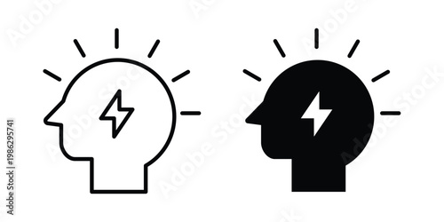 Comprehension icon symbol collection, Stroke and flat icons