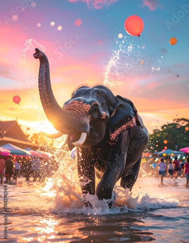 Elephant festival fun