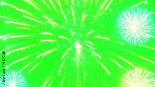 A vibrant green video background with dynamic light streaks and a burst of energy in a mesmerizing display of colorful motion.