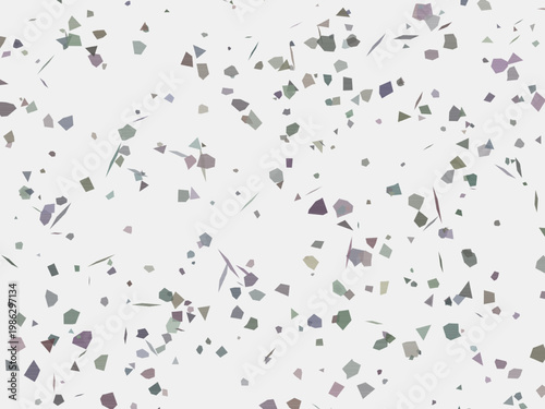 Minimalist Terrazzo Stone Chip Pattern Abstract Vector Background