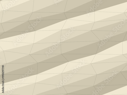 Origami Paper Fold Angular Facet Minimal Design