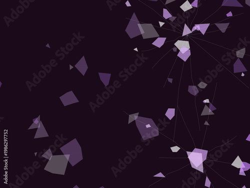 Broken Glass Fragment Pattern Sharp Angular Design