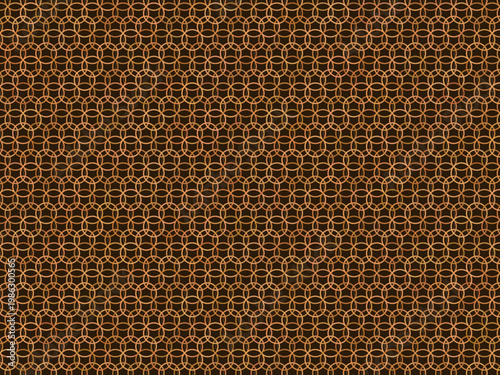 Metal Chain Mail Ring Mesh Medieval Pattern Design