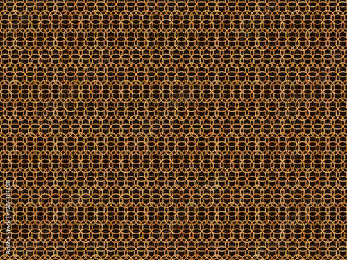 Metal Ring Chain Mail Mesh Pattern Background